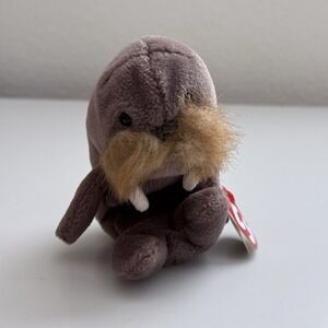 Ty Beanie Babies Jolly the Walrus 1996 CE PE Pellets KR OAKBROOK NWT